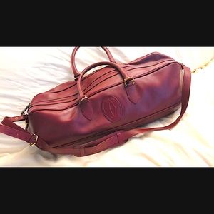 Vintage Cartier le must luggage bag